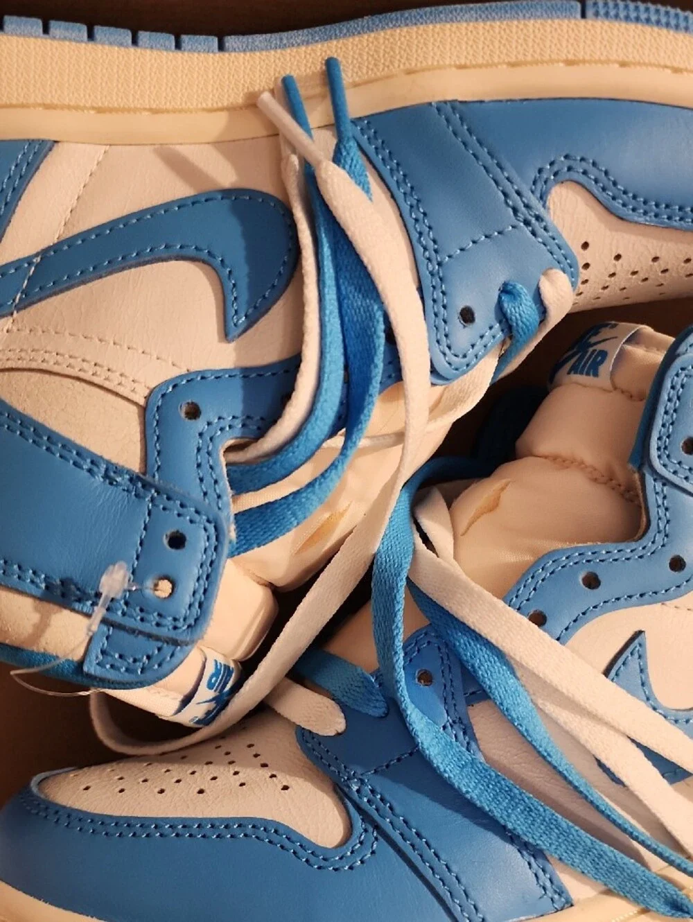 Nike Air Jordan 1 Retro High Top OG Sneakers in Blue and White